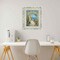 Wide Alabaster White Wash With Charcoal Picture Frame 11x11 frame